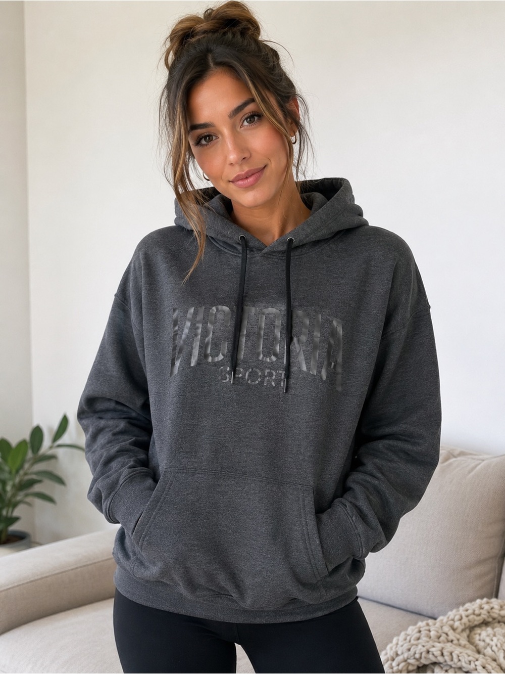 Victoria Sport Gray Women's Hoodie